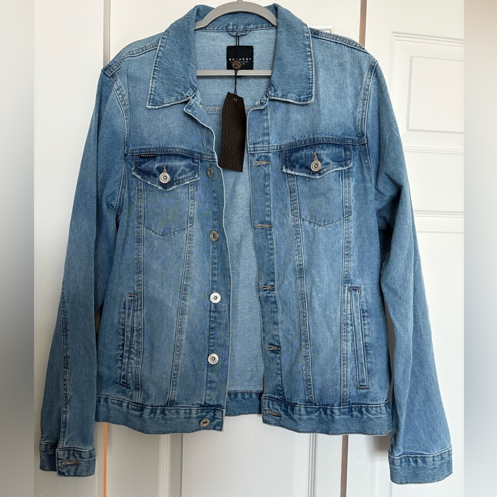 Request Light Blue men’s Jean Jacket